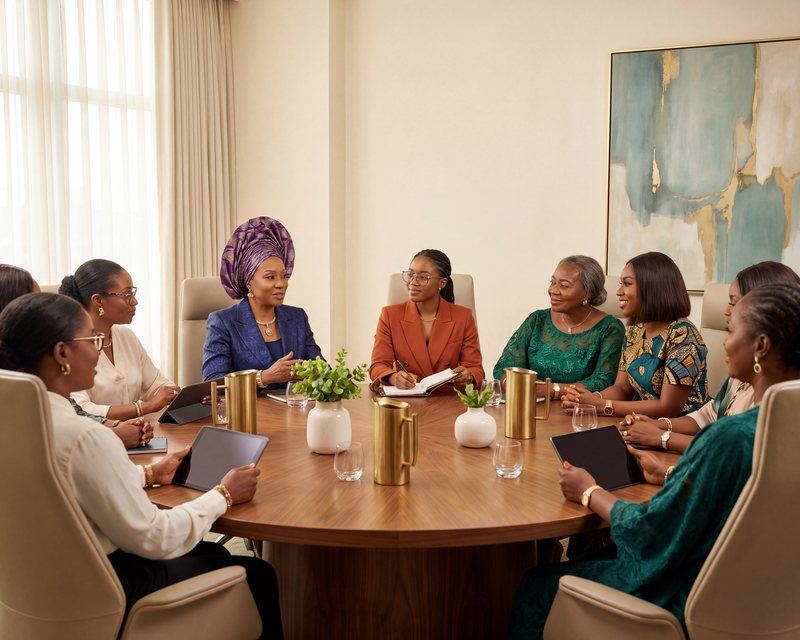 A women’s leadership and protection roundtable in session